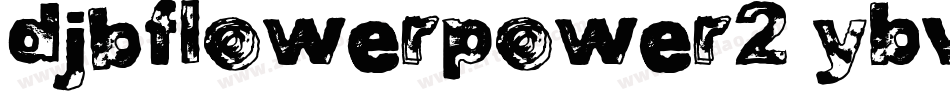 DjbFlowerPower2-YBV2字体转换
