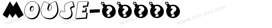 Mouse字体转换