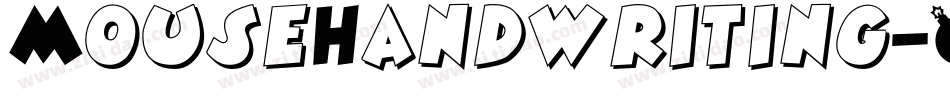 MouseHandwriting字体转换