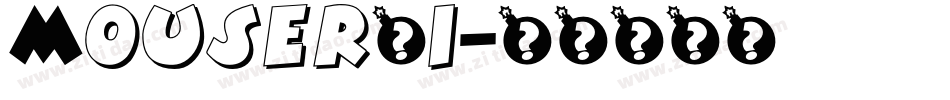 Mouser_i字体转换