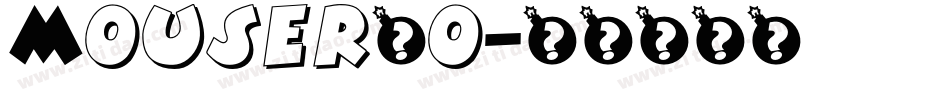 Mouser_o字体转换