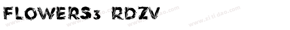 Flowers3-RdzV字体转换