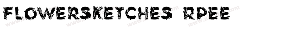 Flowersketches-Rpee字体转换