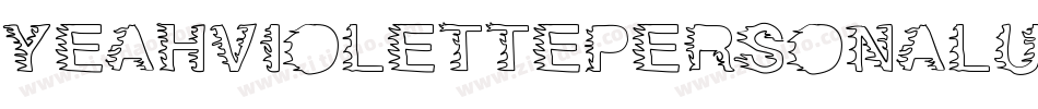 YeahViolettePersonalUse-Dj60字体转换