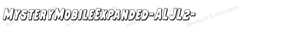 MysteryMobileExpanded-ALJL2字体转换