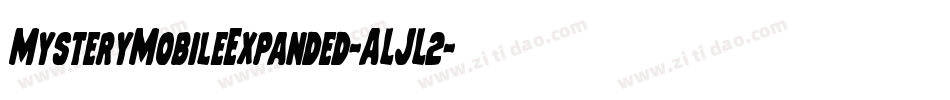 MysteryMobileExpanded-ALJL2字体转换