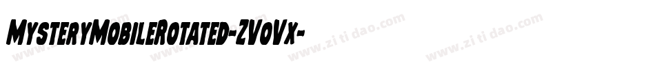 MysteryMobileRotated-ZVoVx字体转换