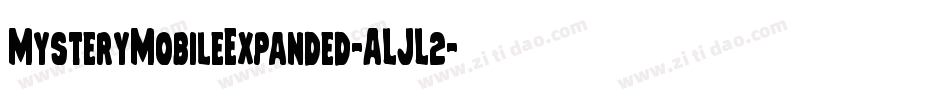 MysteryMobileExpanded-ALJL2字体转换