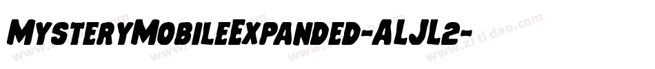 MysteryMobileExpanded-ALJL2字体转换