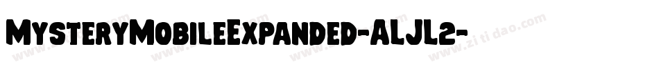 MysteryMobileExpanded-ALJL2字体转换