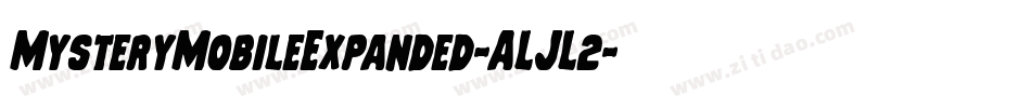 MysteryMobileExpanded-ALJL2字体转换