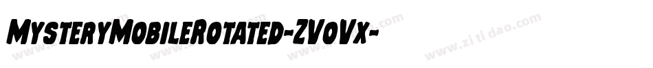 MysteryMobileRotated-ZVoVx字体转换