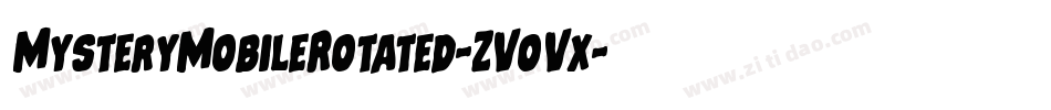 MysteryMobileRotated-ZVoVx字体转换