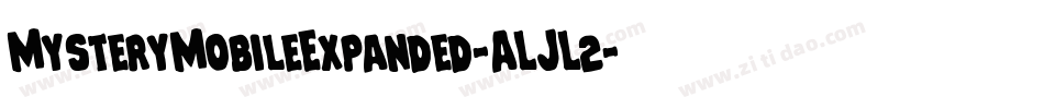 MysteryMobileExpanded-ALJL2字体转换