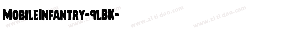 MobileInfantry-9lBK字体转换