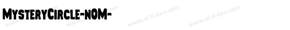 MysteryCircle-nOM字体转换