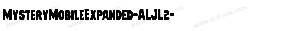 MysteryMobileExpanded-ALJL2字体转换
