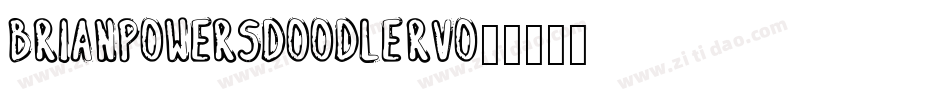 BrianPowersDoodle21-rvo8字体转换