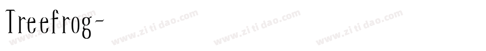 Treefrog字体转换