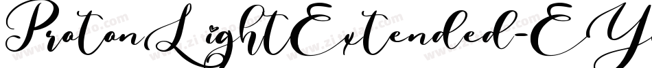 ProtonLightExtended-EYdW字体转换