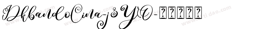 Dkbandolina-j3YO字体转换