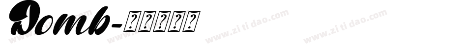 Domb字体转换