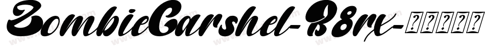 ZombieCarshel-B8rx字体转换