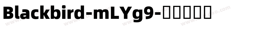 Blackbird-mLYg9字体转换