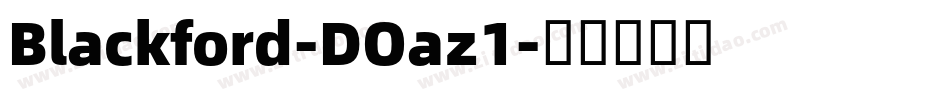 Blackford-DOaz1字体转换