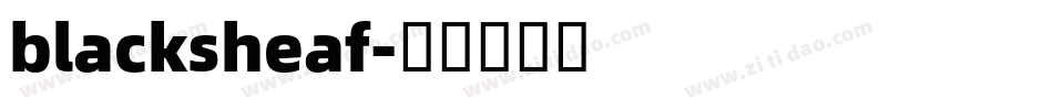 blacksheaf字体转换