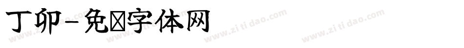 丁卯字体转换
