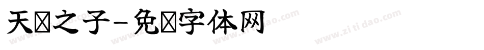 天选之子字体转换