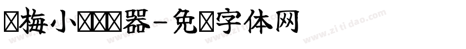 婳梅小记转换器字体转换