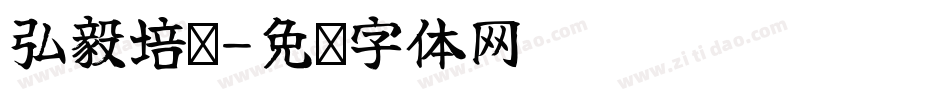 弘毅培训字体转换