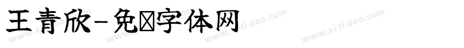 王青欣字体转换