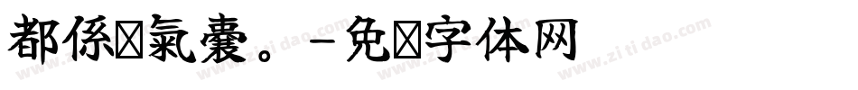 都係冇氣囊。字体转换