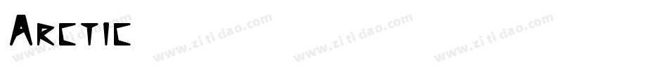 Arctic字体转换