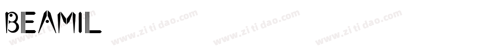 beamil字体转换