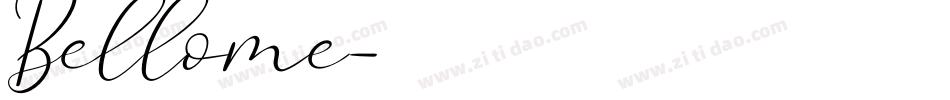 Bellome字体转换