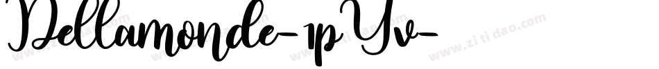 Dellamonde-1pYv字体转换 Dellamonde-1pYv字体转换