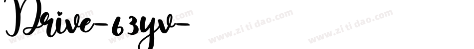 Drive-63yv字体转换