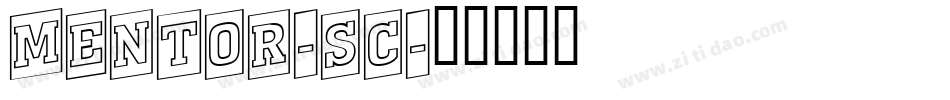Mentor-SC字体转换