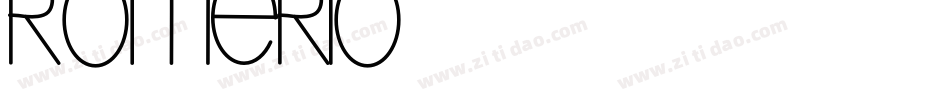 Romerio字体转换