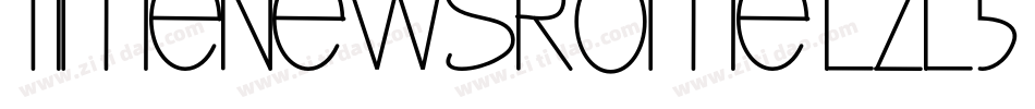 TimeNewsRome-Lzl5字体转换