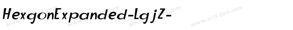 HexgonExpanded-LgjZ字体转换