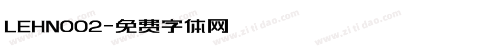 LEHN002字体转换