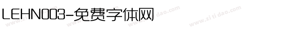 LEHN003字体转换