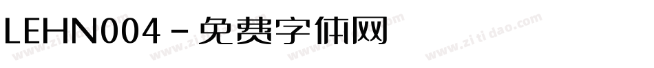 LEHN004字体转换