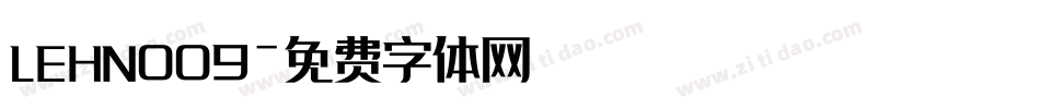 LEHN009字体转换