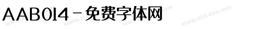 AAB014字体转换